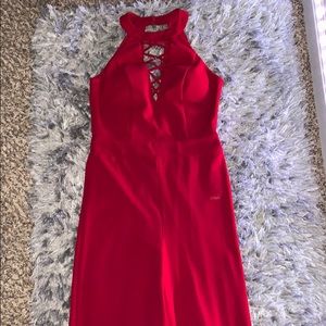 Women Red Jumpsuit